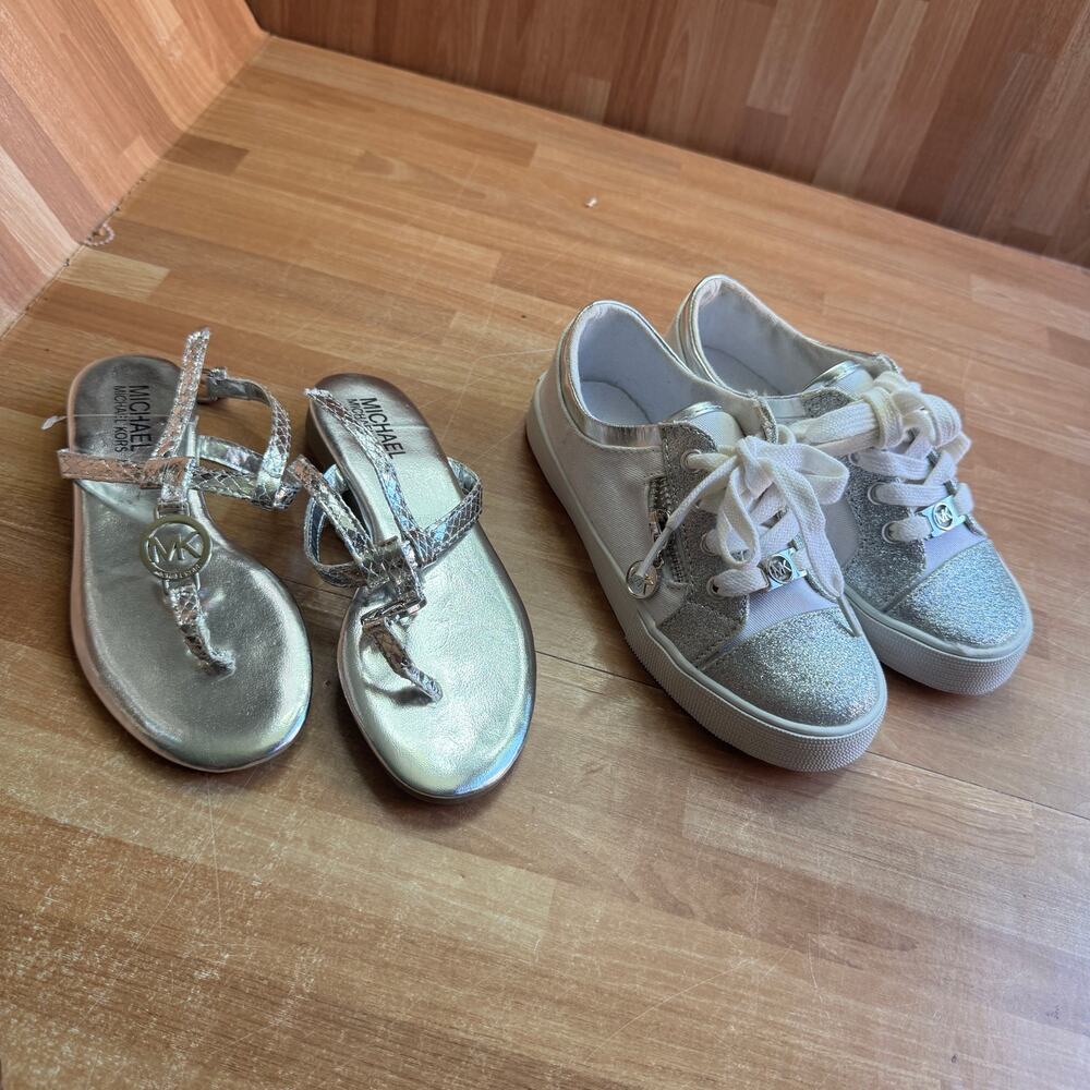 MICHAEL Michael Kors Kids size 12 Blingy shoe bundle